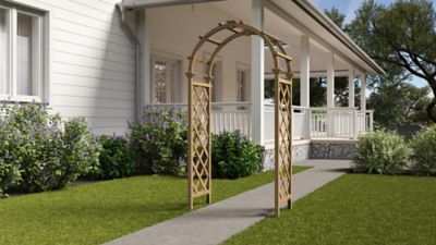 Vita 43 in. x 23 in. x 81 in. Collingwood Cedar Arbor