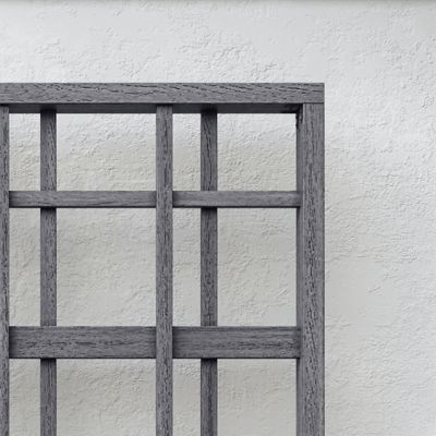 Image showing  60 in. x 60 in. Urbana Modern Trellis, Slate Gray