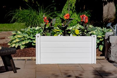 Image showing  2.8 cu. ft. Vinyl Classic Small Parklette Planter