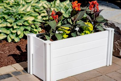Image showing  2.8 cu. ft. Vinyl Classic Small Parklette Planter