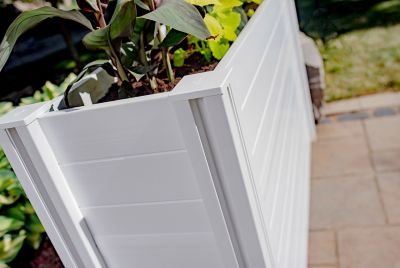 Image showing  2.8 cu. ft. Vinyl Classic Small Parklette Planter