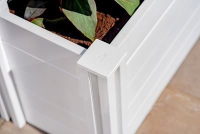 Image showing  2.8 cu. ft. Vinyl Classic Small Parklette Planter