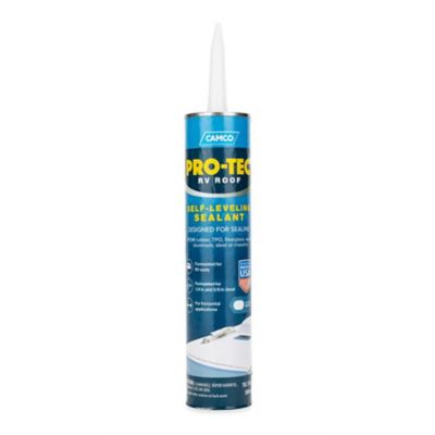 Camco Pro-Tec Self-Leveling RV Roof Sealant, White, E