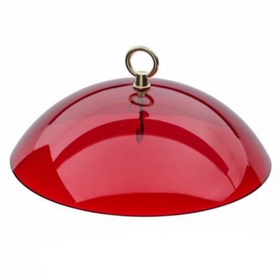 Birds Choice Protective Cover for Hanging Bird Feeders, Red