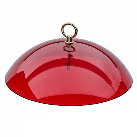 Birds Choice Protective Cover for Hanging Bird Feeders, Red