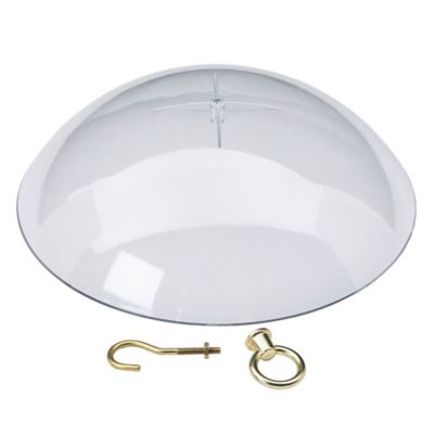 Image showing  Protective Cover for Hanging Bird Feeders, Clear