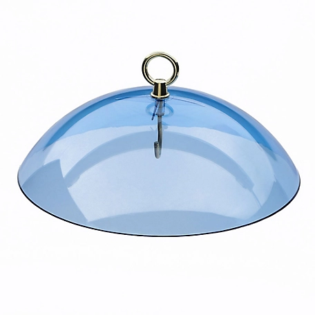 Birds Choice Dome Protective Cover for Hanging Bird Feeders, Blue