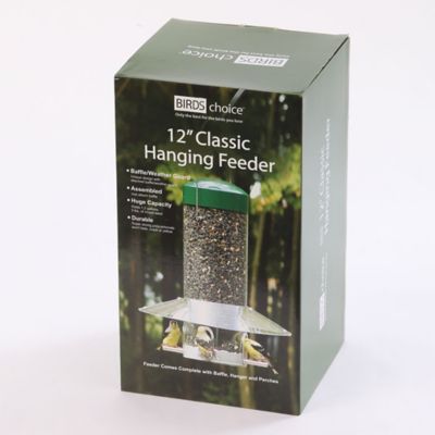 Image showing  4 lb. Classic Hanging Bird Feeder with Baffle Weather Guard, 12 in.