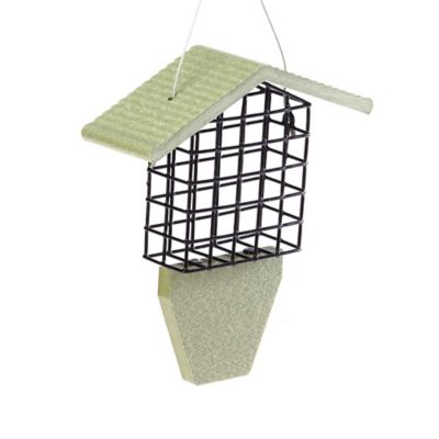 Birds Choice Recycled Tail Prop Bird Feeder, 1 Suet Cake