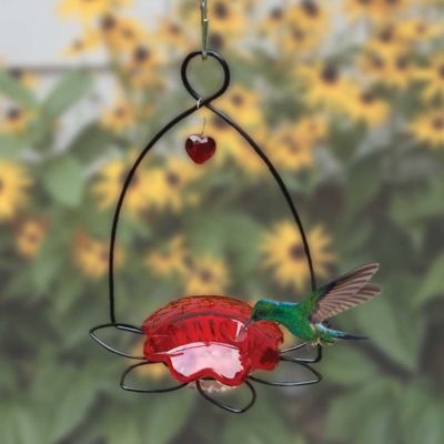 Image showing  3 oz. Flower-Shaped Hummingbird Feeder