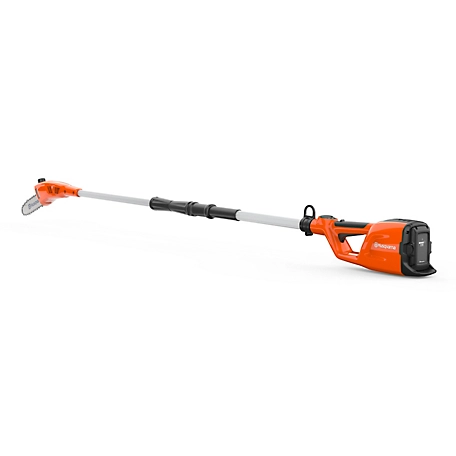 Husqvarna 120iTK4-P Cordless Pole Saw with Battery and Charger Included, Battery Hedge Trimmer with Adjustable Telescopic Tube