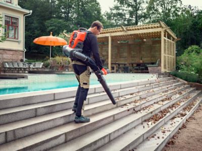 Image showing 6 th Husqvarna 340iBT 135 MPH/485 CFM 40V Cordless Backpack Leaf Blower, Battery and Charger Not Included