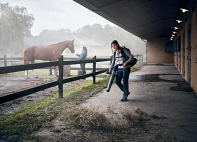 Image showing 7 th Husqvarna 340iBT 135 MPH/485 CFM 40V Cordless Backpack Leaf Blower, Battery and Charger Not Included