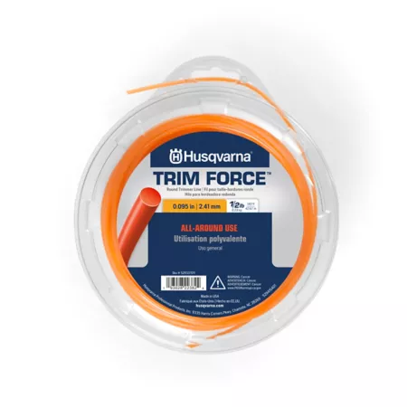 Husqvarna Trimforce Round Edger Line 0.095-in x 140-ft Orange Trimmer Lines Spools & Blades