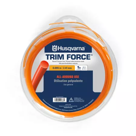 Husqvarna Trimforce Round String Trimmer Line 0.095-in x 280-ft Orange Trimmer Lines Spools & Blades