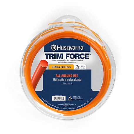 Husqvarna Trimforce Round Trimmer Line, 0.095 in. x 280 ft., Orange