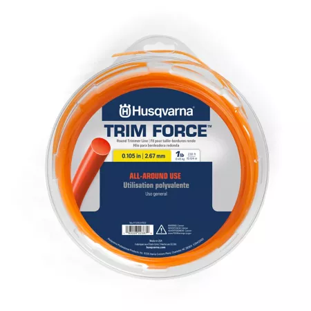 Husqvarna Trimforce Round Edger Line 0.105-in x 230-ft Orange Trimmer Lines Spools & Blades