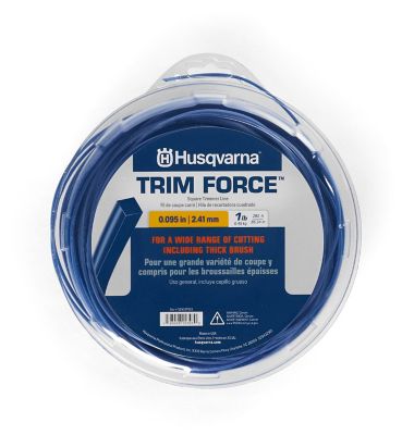 Husqvarna Trimforce Square Trimmer Line, 0.095 in. x 280 ft., Blue
