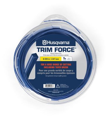 Husqvarna Trimforce Square Trimmer Line, 0.105 in. x 230 ft., Blue