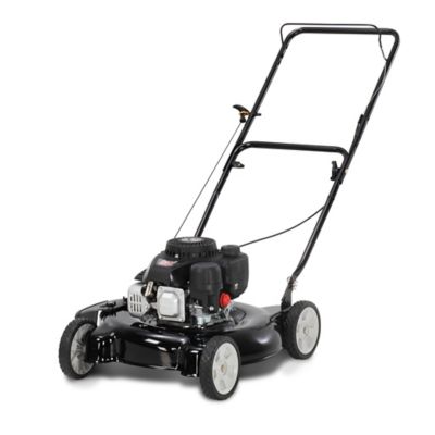 Yard Machines 20 in. 79cc Gas-Powered Push Lawn Mower Let's mow ahead