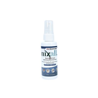 Nixall Pet Skin and Coat Grooming Solution, 2 oz.