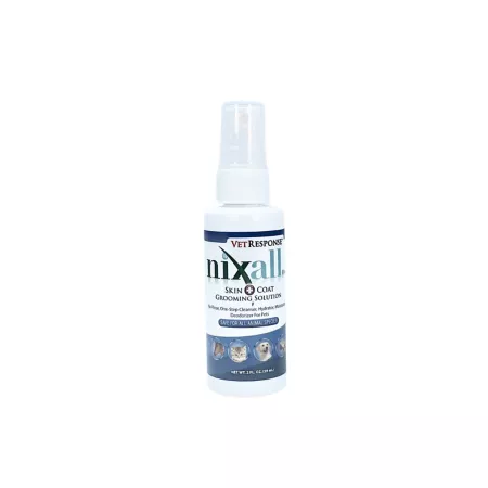 Nixall Grooming Solution for Pet Skin and Coat 2 oz. Grooming Sprays & Detanglers