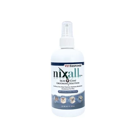 Nixall Pet Skin and Coat Grooming Solution 8 oz. Grooming Sprays & Detanglers