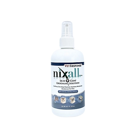 Nixall Pet Skin and Coat Grooming Solution, 8 oz.