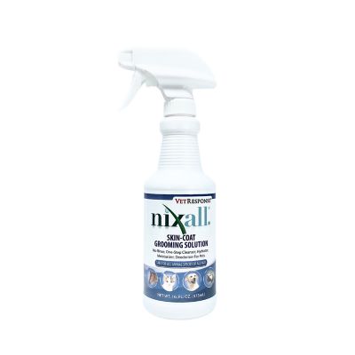 Nixall Pet Skin and Coat Grooming Solution, 16 oz.