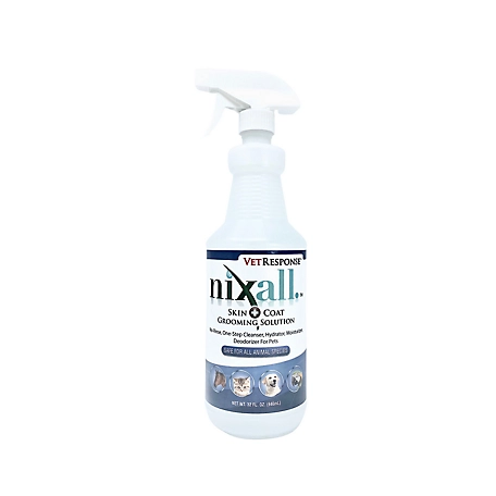 Nixall Pet Skin and Coat Grooming Solution, 32 oz.