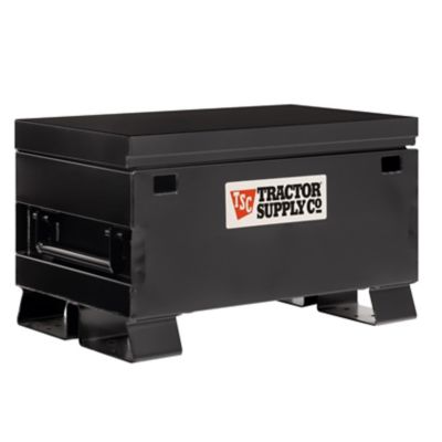 Tractor Supply 32in. Steel Jobsite Box, Universal Storage Chest