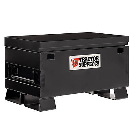 48 in. Steel Job Site Tool Box, Black 48 in. Steel Job Site Tool Box, Black