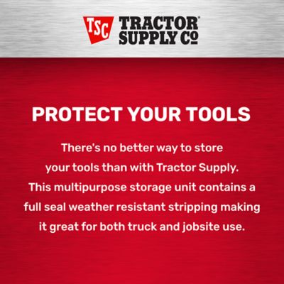 Image showing  60 in. x 24 in. x 28 in. Tool Box Storage Unit, Black