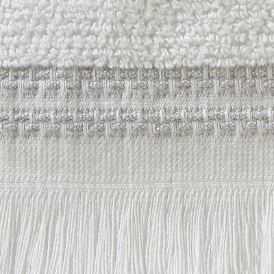 Image showing  Casual Monogram G Hand Towel Set, White, 2 pc.