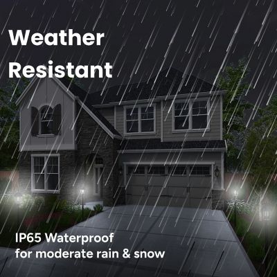 Image showing  Outdoor Solar Light Classic Vintage Design Yellow/White LED Weather Resistant