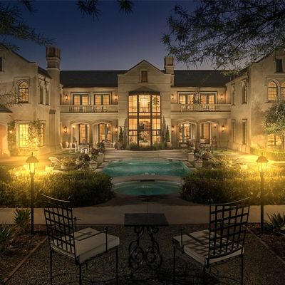 Image showing 8 th Techko Outdoor Solar Light Classic Vintage Design Yellow/White LED Weather Resistant