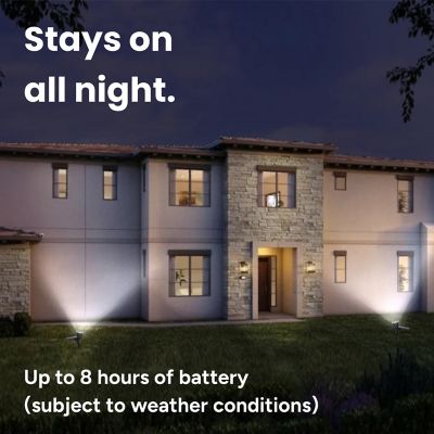 Image showing  Outdoor Solar Spotlights for Garden Trees, 2-Pack