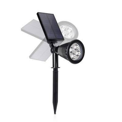 Image showing 8 th Techko Outdoor Solar Spotlights for Garden Trees, 2-Pack