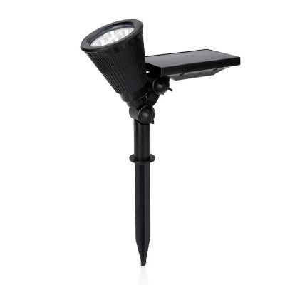 Image showing 9 th Techko Outdoor Solar Spotlights for Garden Trees, 2-Pack