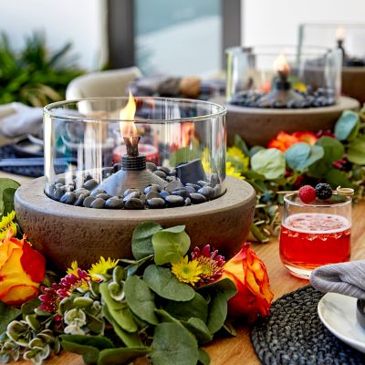 Image showing  10.5 in. Tabletop Fire Bowl with Citronella Canister