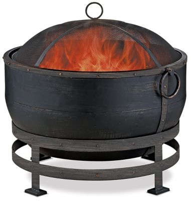 Endless Summer 26 in. Wood-Burning Outdoor Fire Bowl with Kettle Design, Oil-Rubbed Bronze