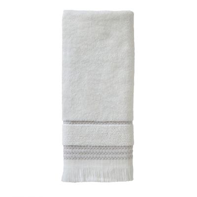 Image showing  Casual Monogram W Hand Towel Set, White, 2 pc.