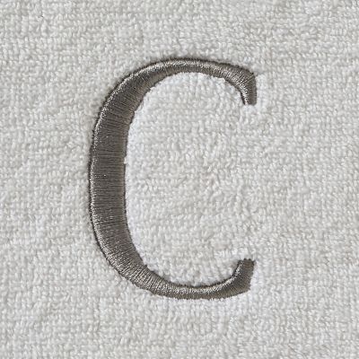 Image showing  Casual Monogram C Bath Towel, White