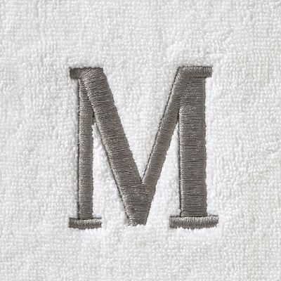 Image showing  Casual Monogram M Bath Towel, White