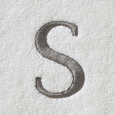 Image showing  Casual Monogram S Bath Towel, White