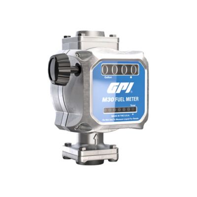 GPI Mechanical Fuel Meter, 5-30 GPM, 3/4 in. NPT