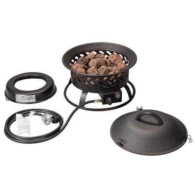 Image showing  18.5 in. Portable Propane Gas Outdoor Fire Pit