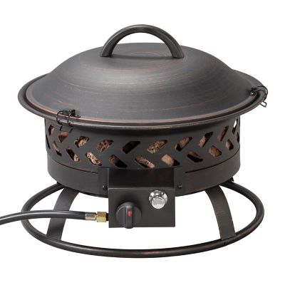 Image showing  18.5 in. Portable Propane Gas Outdoor Fire Pit