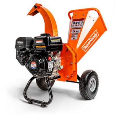 SuperHandy 3 in. Diameter 209cc Gas Wood Chipper