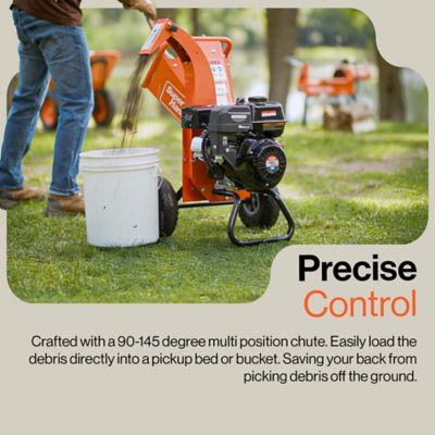 Image showing 6 th SuperHandy 3 in. Diameter 209cc Gas Wood Chipper
